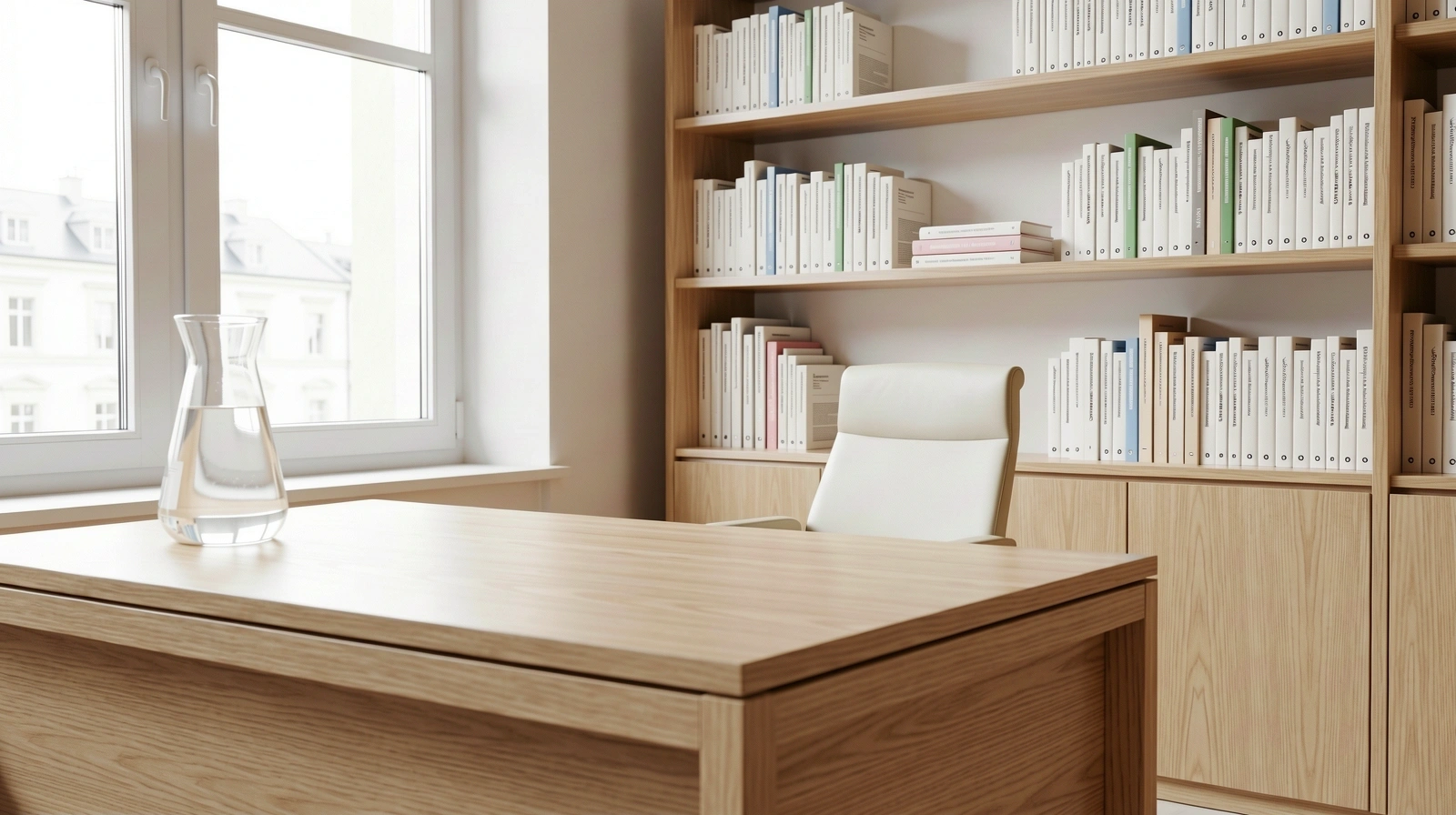 Atmosphärisches Beratungszimmer in Wien